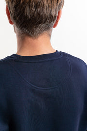 Sweatshirt crewneck, navy blue