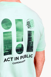 AIPxSCS T-shirt, copenhagen haze green
